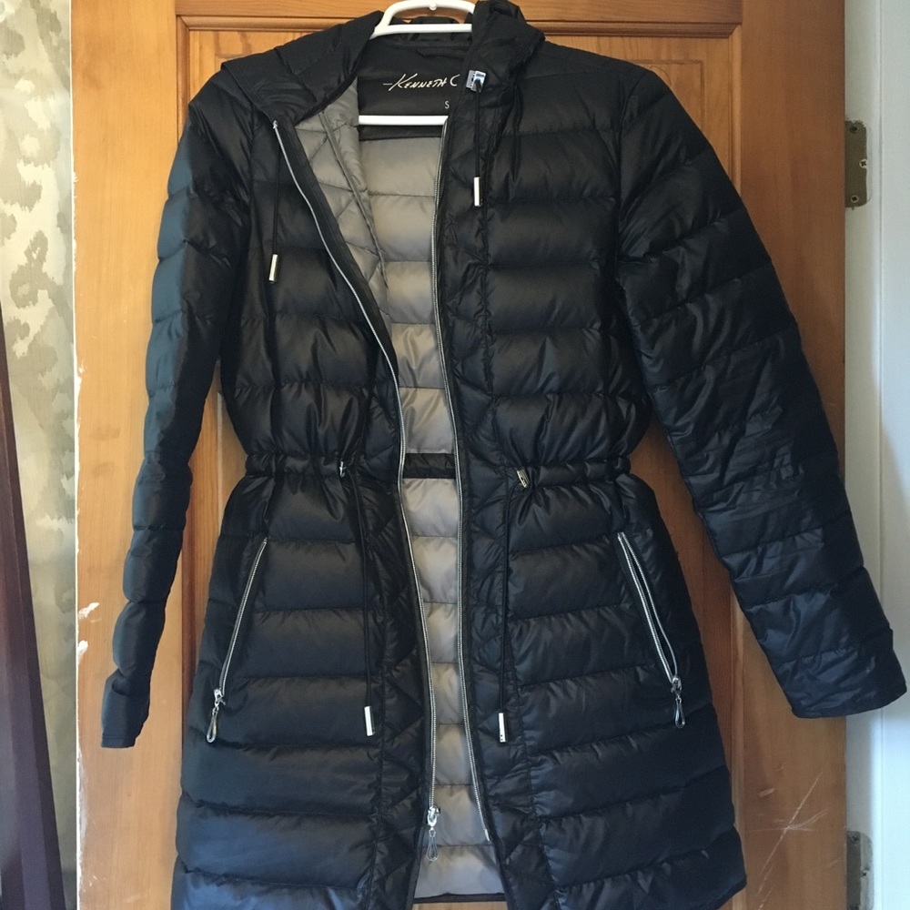 Womens black puffer coat